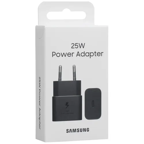 Сетевое зарядное устройство Samsung 25w ,черный