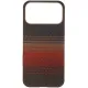 Чехол Pitaka Ultra-Slim Case iPhone 17 Pro коричневый, красный
