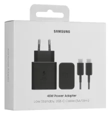 Сетевое зарядное устройство Samsung 45w, черный