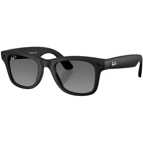 Ray-Ban Wayfarer (Gen 2) S53, Matte Black/Polarized Gradient Graphite (RW4012)