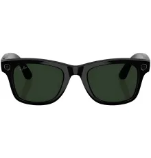 Ray-Ban Wayfarer (Gen 2) S50, Shiny Black/Transitions Graphite Green (RW4012)