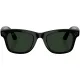 Ray-Ban Wayfarer (Gen 2) S53, Shiny Black/Transitions Graphite Green (RW4012)