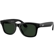 Ray-Ban Wayfarer (Gen 2) S53, Shiny Black/Transitions Graphite Green (RW4012)